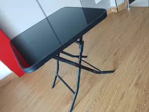 Modern Coffee Table 2 Black Chairs