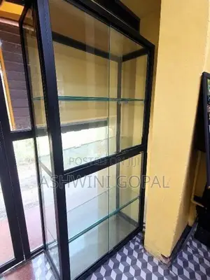 Aluminum Frame Glass Display Cabinet