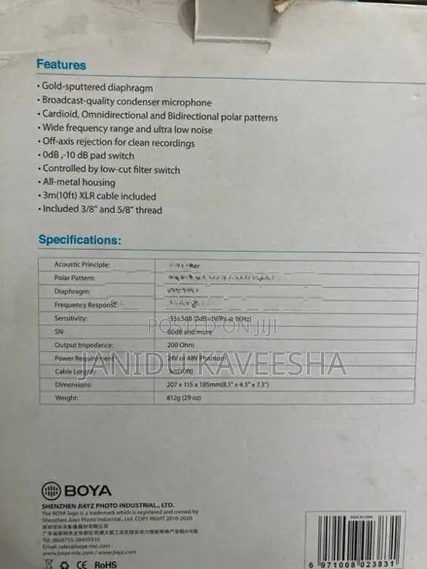 Boya Mic By M-1000