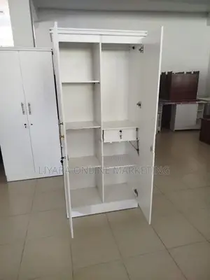 S-663 Melamine Wardrobe White 72”x31”