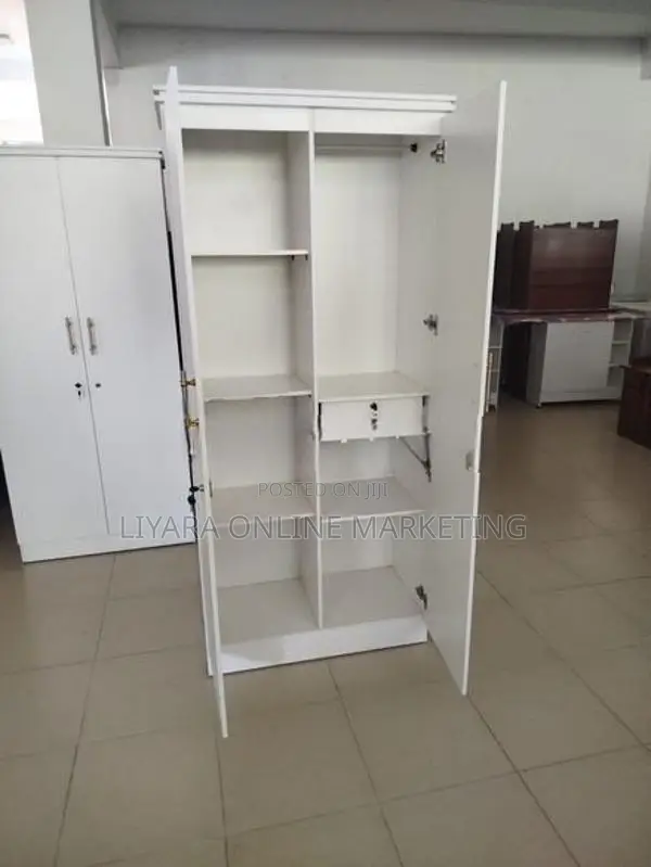 S-663 Melamine Wardrobe White 72”x31”