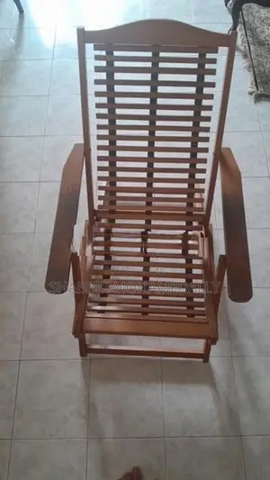 Elegant Foldable Wooden Armchair