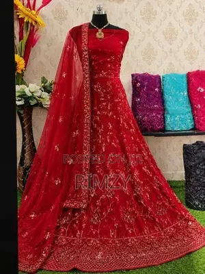 Elegant Red Bridal Lehenga
