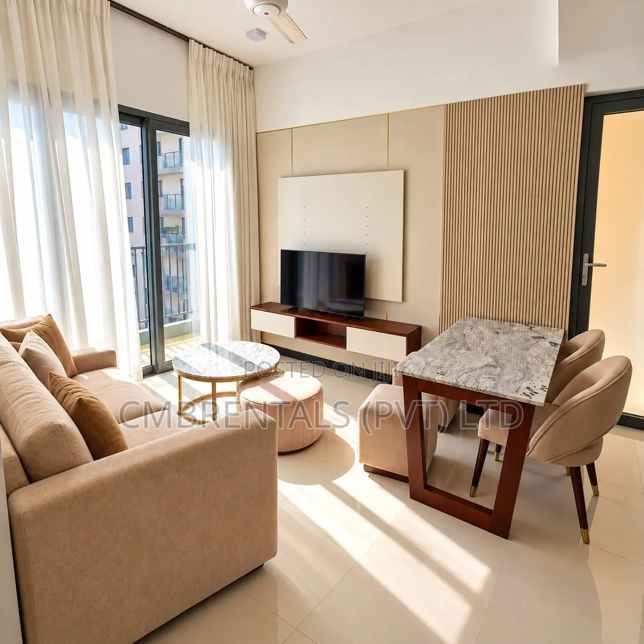 Furnished 2bdrm Apartment in Trizen, Slave Island for rent