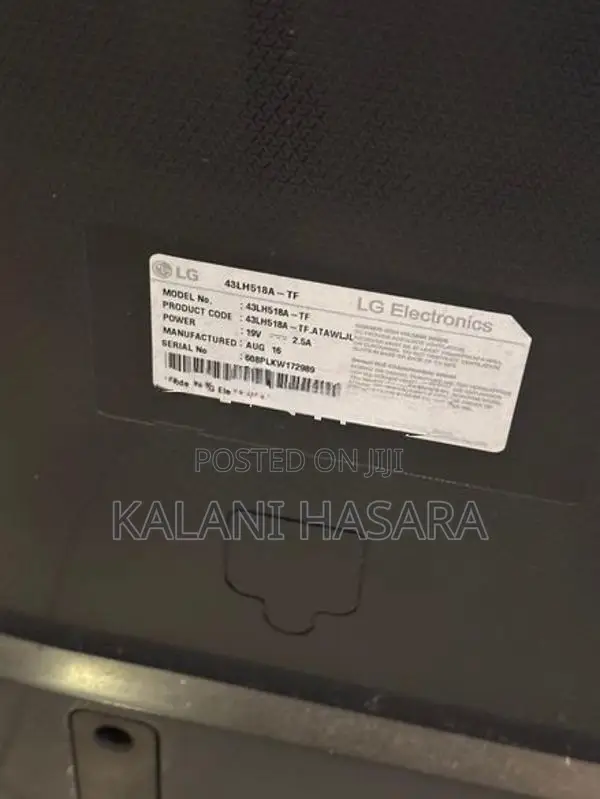 LG 43" LED TV