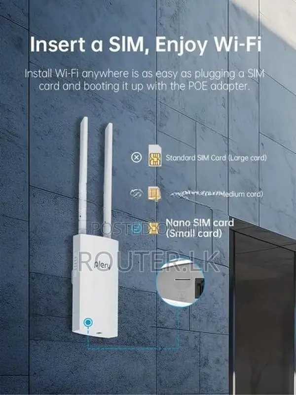 Plery Outdoor Home Router High Speed 300MBPS (FDD/TDD)