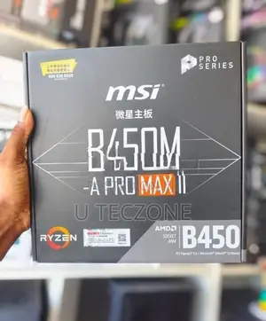 Msi B450M-A Pro Max II DDR4 Amd Motherboards Brandnew