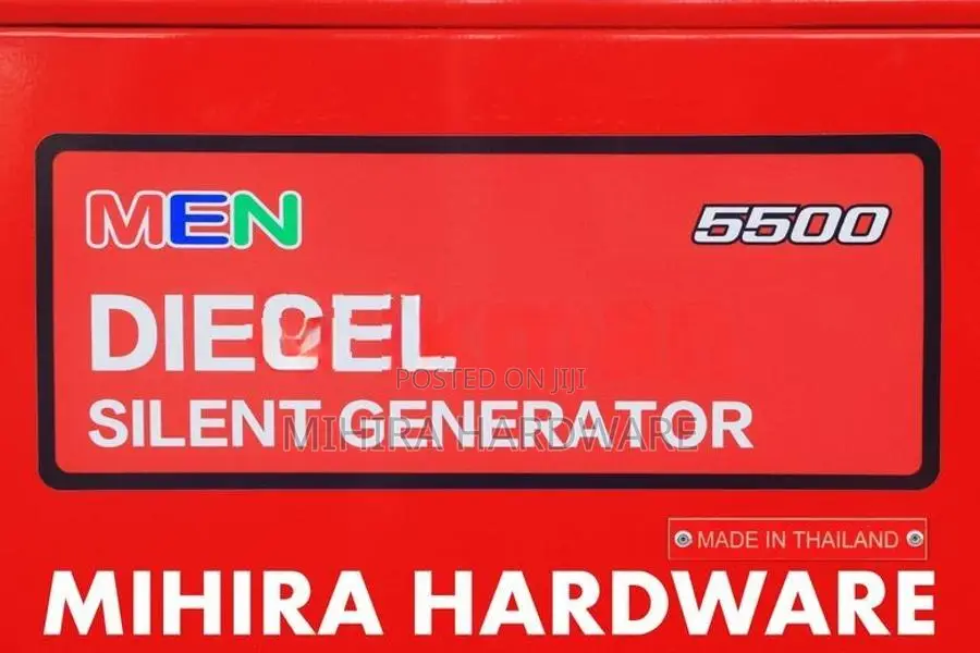 Made in Thailand MEN 5.5kW ATS Ready Diesel Power Generator Light Engi