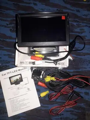 5" Color Display with Reverse Camera - 12v with Dual AV Input (Brand N