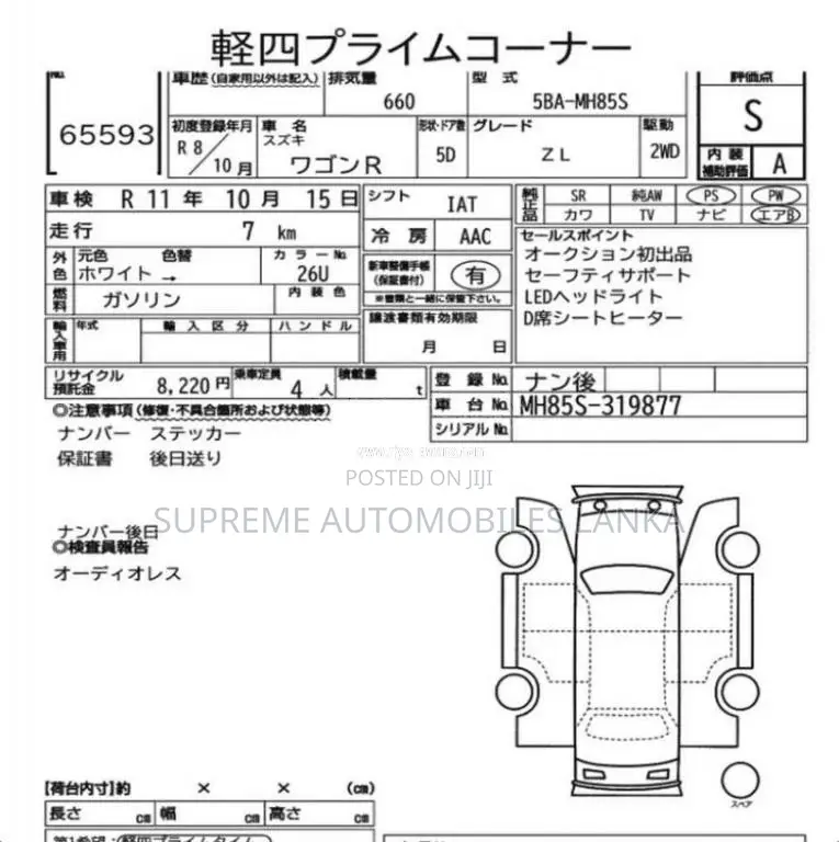 Suzuki Wagon R Custom ZL 2026 Car Brand New