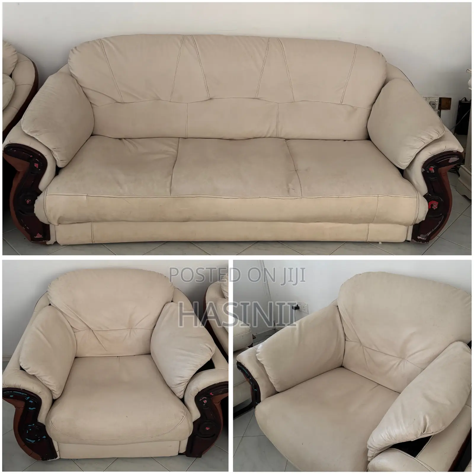 White Sofa Set