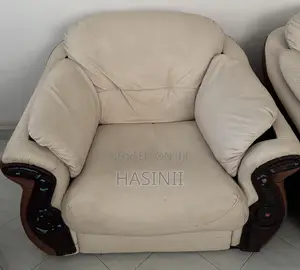 White Leather Sofa Set