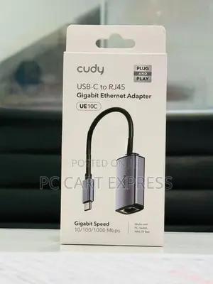 CUDY UE10C USB-C to Gigabit Ethernet Adapter