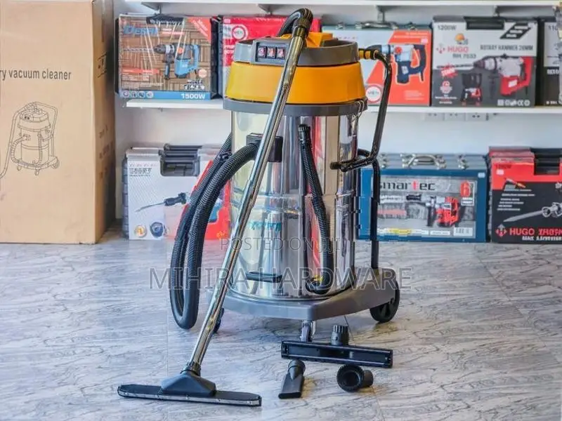 100L 3 motors x 1500 Watts Industrial Wet & Dry Vacuum Cleaner machine
