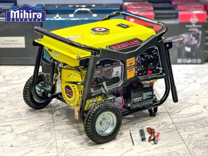 Remote / key turn start 3kW petrol generator Reshan brand light engine