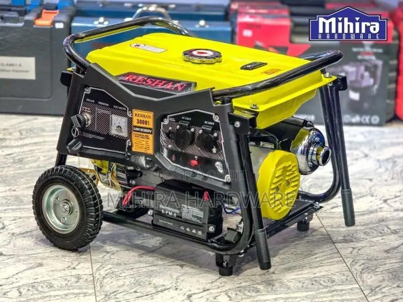 Remote / key turn start 3kW petrol generator Reshan brand light engine