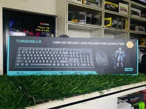 TURBOGEAR TC809 Business Office Wired Keyboard & Mouse