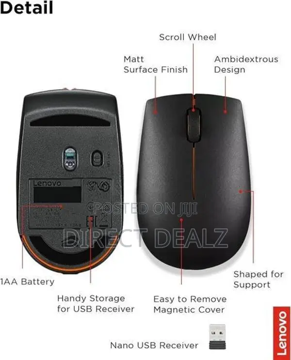 Lenovo 300 Wireless Compact Mouse