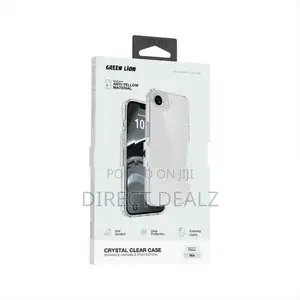 Green Lion Crystal Clear Case For iPhone 16E