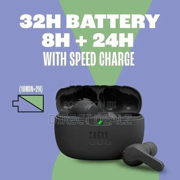 JBL Vibe Beam - True Wireless Earbuds Black