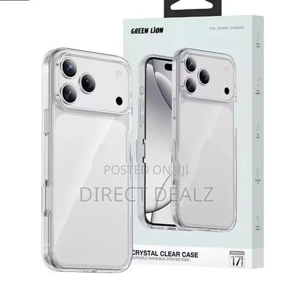 Green Lion Crystal Clear Case for iPhone 17 Pro Max