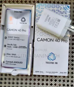 Tecno Camon 40 Pro 256GB (Used)