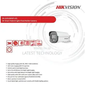 Hikvision DS-2CE12KFOT-LFS Turbo HD Bullet Camera