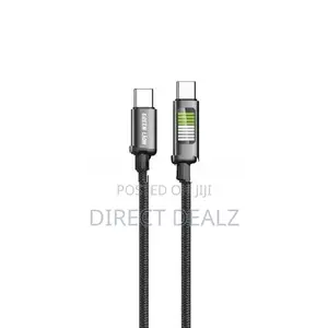 Green Lion LED Braided USB-C to Cable