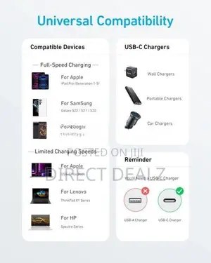 Anker 322 USB-C to Nylon Braided Cable - 1M
