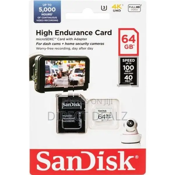 SanDisk 64GB High Endurance microSD Card