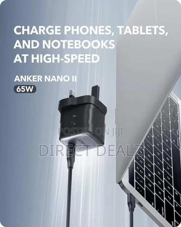 Anker Nano II 65W Wall Charger UK Plug