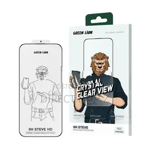 Green Lion Steve Tempered Glass For iPhone 16 Pro Max