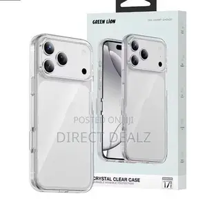 Green Lion Crystal Clear Case for iPhone 17 Pro