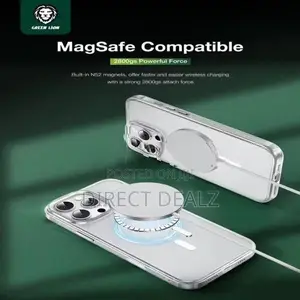 Green Lion Sense Crystal Clear Magsafe Case for iPhone 16 Pro