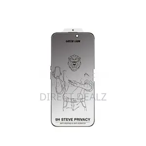Green Lion Steve Privacy Tempered For iPhone 16 Pro Max