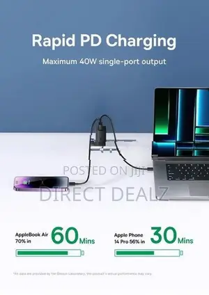 BASEUS 40W Pro Dual Type-C Charging Adapter