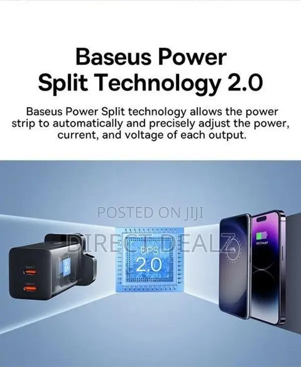 BASEUS 40W Pro Dual Type-C Charging Adapter