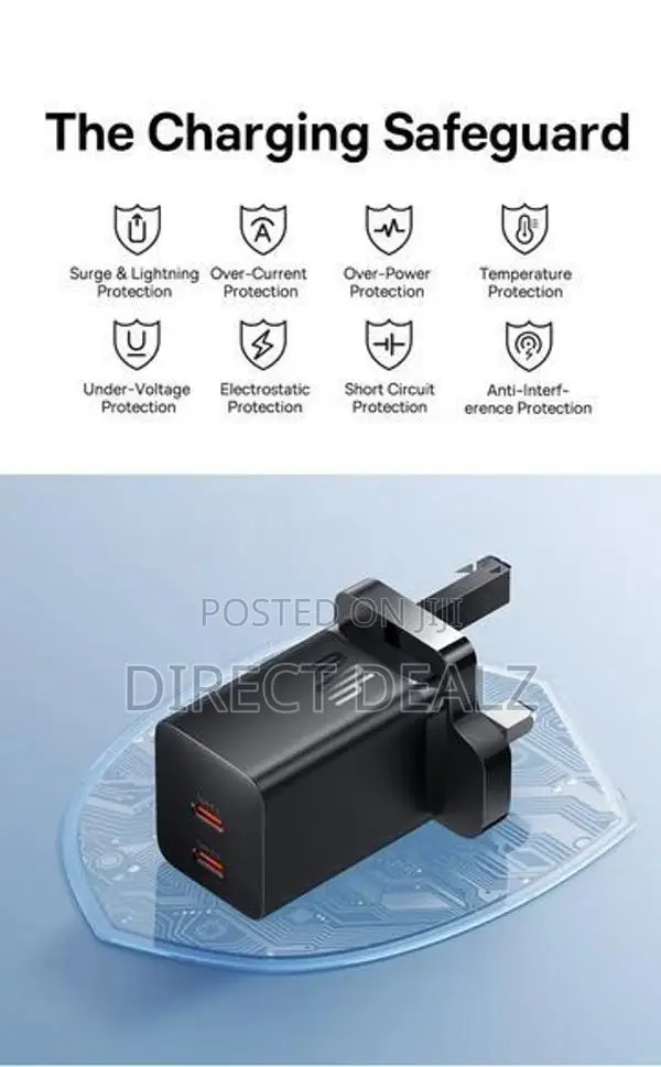 BASEUS 40W Pro Dual Type-C Charging Adapter