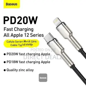 Baseus Cafule Metal Series 20W Type-C to Lightning Data Cable - 2M