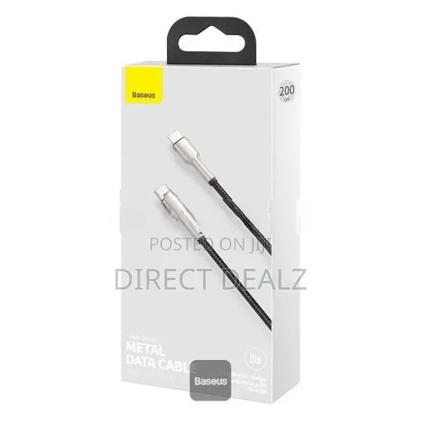 Baseus Cafule Metal Series 20W Type-C to Lightning Data Cable - 2M