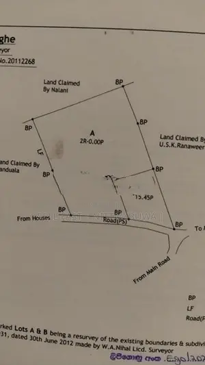 Land for Sale in Nittambuwa