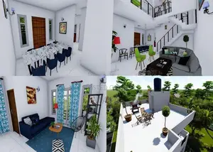 TWO STORY HOUSE WITH 4BR,2 BATHROOMS