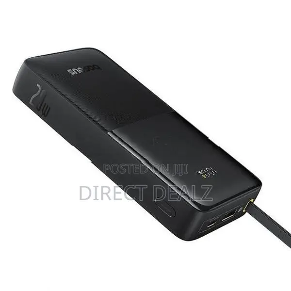 Baseus Bipow 2 20W 20000 Power Bank with Built-in Type C Cable