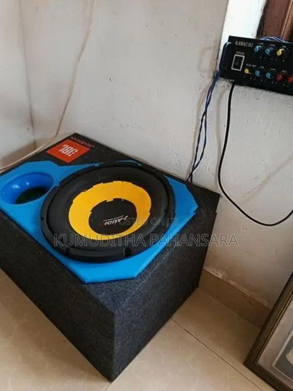 Subwoofer With Amp