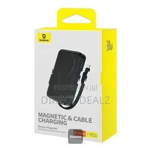 Baseus Magnetic Mini 30W 10000 Wireless Power Bank with Type-C Cable
