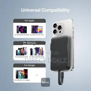 Baseus Magnetic Mini 30W 10000 Wireless Power Bank with Type-C Cable