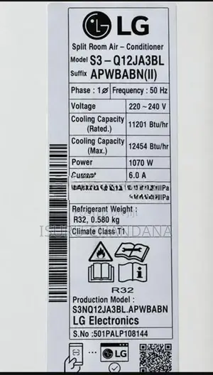 LG 12000 BTU Dual Inverter AC