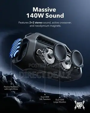 Anker Soundcore Boom 2 Plus Outdoor Bluetooth Speaker