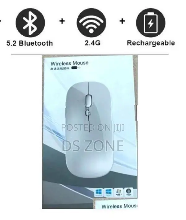Wireless Mouse Dual Mode RGB (Brand New)