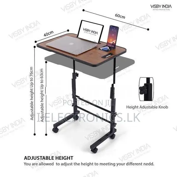 Bedside Computer Desk Table, Multifunctional Desk,